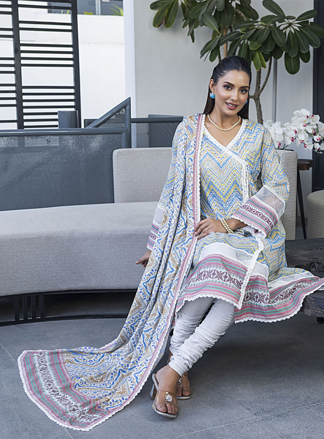 Anum By Al Zohaib Printed Lawn Suits Unstitched 3 Piece - AZ24APL2 11 Anum By Al Zohaib Printed Lawn Suits Unstitched 3 Piece - AZ24APL2 11