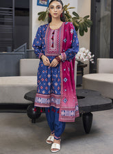 Anum By Al Zohaib Printed Lawn Suits Unstitched 3 Piece - AZ24APL2 12