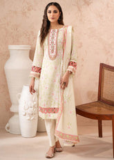 Anum By Al Zohaib Printed Lawn Unstitched 3 Piece Suit - AZ24APL 09
