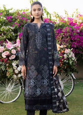 Applique Kari By Alzohaib Embroidered Lawn 3 Piece Unstitched Suit AZ26ACV3 D-06