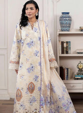 Applique Kari By Alzohaib Embroidered Lawn 3 Piece Unstitched Suit AZ26APQ D-02