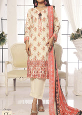 Arisa by Pak Fabrics Embroidered Chikankari Lawn Suits Unstitched 3 Piece - PF25ACL CL-458
