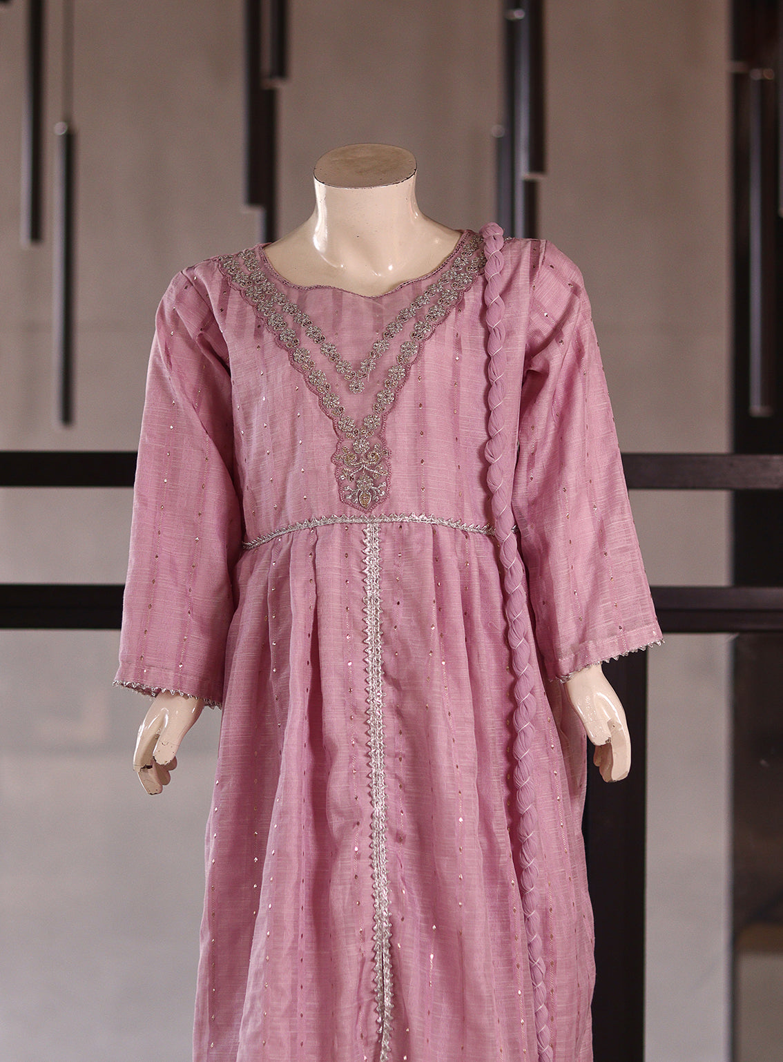 Aroob Fancy Chiffon Stitched Suits - ARB25G 0241 PURPLE Aroob Fancy Chiffon Stitched Suits - ARB25G 0241 PURPLE