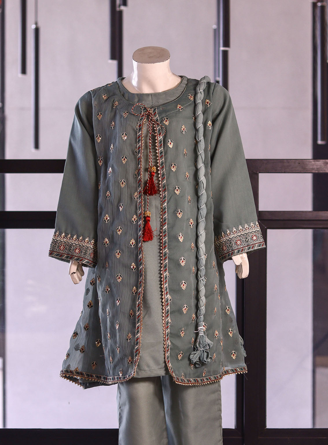 Aroob Fancy Chiffon Suit - ARB26G 0253-1 Aroob Fancy Chiffon Suit - ARB26G 0253-1
