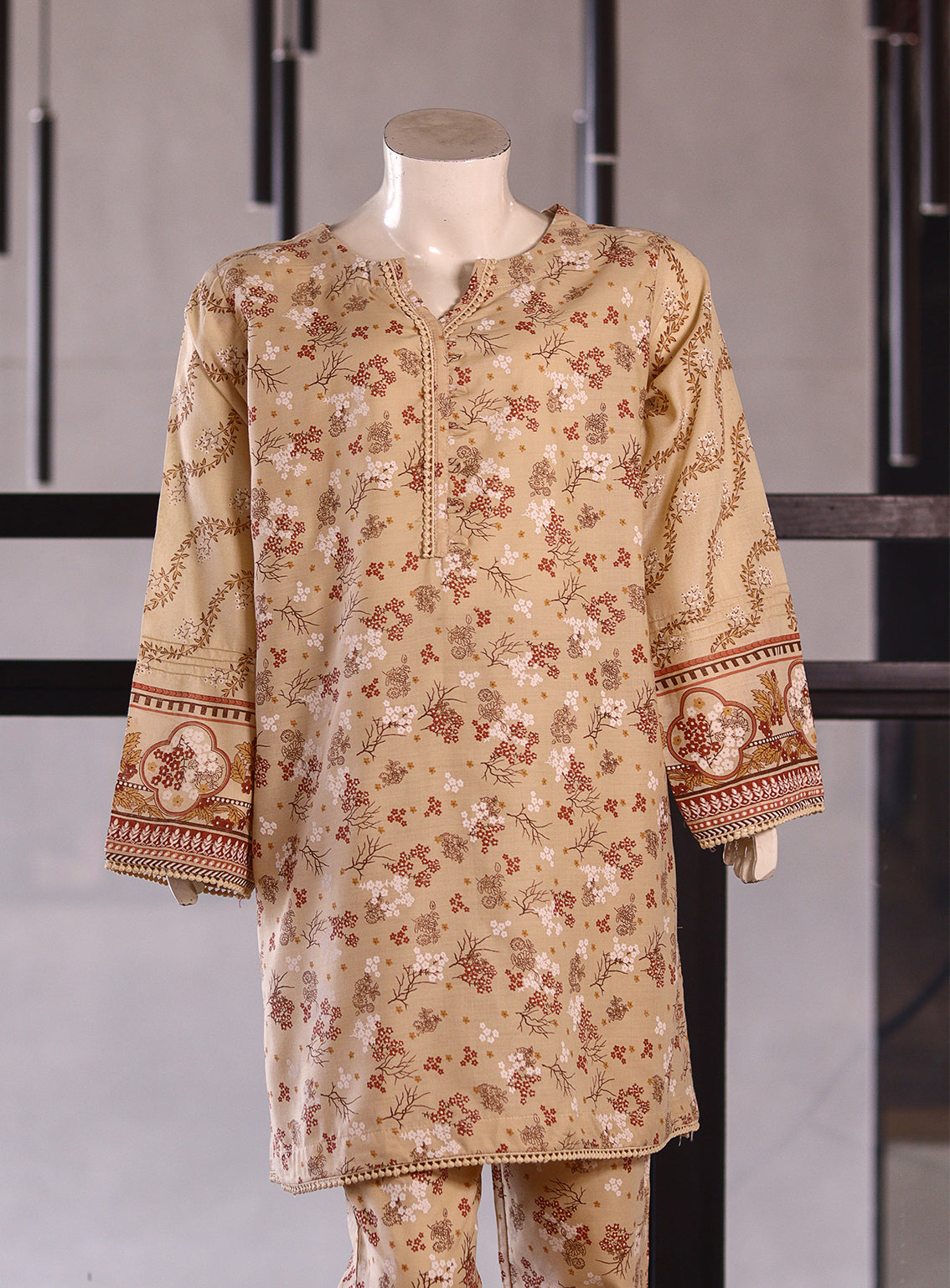 Aroob Fancy Cotton Stitched Suits - ARB25G 0201 SKIN Aroob Fancy Cotton Stitched Suits - ARB25G 0201 SKIN