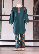 Aroob Fancy Cotton Stitched Suits - ARB25G 0203 GREEN