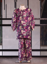 Aroob Fancy Cotton Stitched Suits - ARB25G 0216 PURPLE