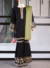 Aroob Fancy Embroidered Chiffon Suits Stitched 3 Piece - ARB24G 55