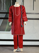 Aroob Fancy Embroidered Cotton Net Suits Stitched 3 Piece - ARB24G 37-1