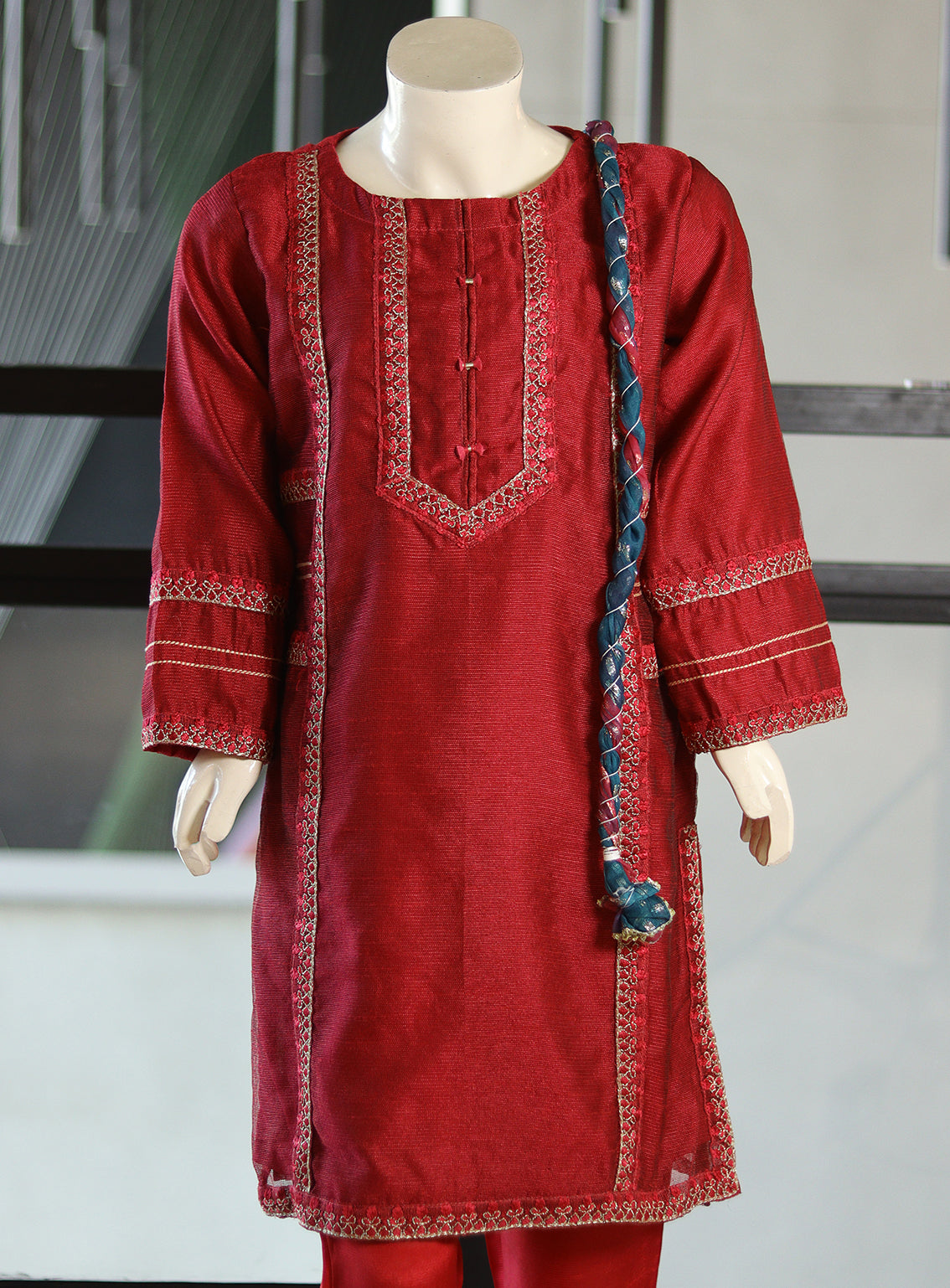 Aroob Fancy Embroidered Cotton Net Suits Stitched 3 Piece - ARB24G 37-1 Aroob Fancy Embroidered Cotton Net Suits Stitched 3 Piece - ARB24G 37-1