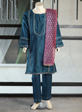 Aroob Fancy Embroidered Cotton Net Suits Stitched 3 Piece - ARB24G 37