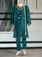 Aroob Fancy Embroidered Cotton Net Suits Stitched 3 Piece - ARB24G 51-1