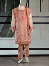 Aroob Fancy Embroidered Cotton Silk Suits Stitched 3 Piece - ARB24G 32-1