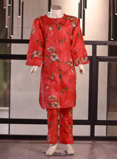 Aroob Fancy Embroidered Cotton Suits Stitched 2 Piece - ARB25G 0217 SHOCKING PINK