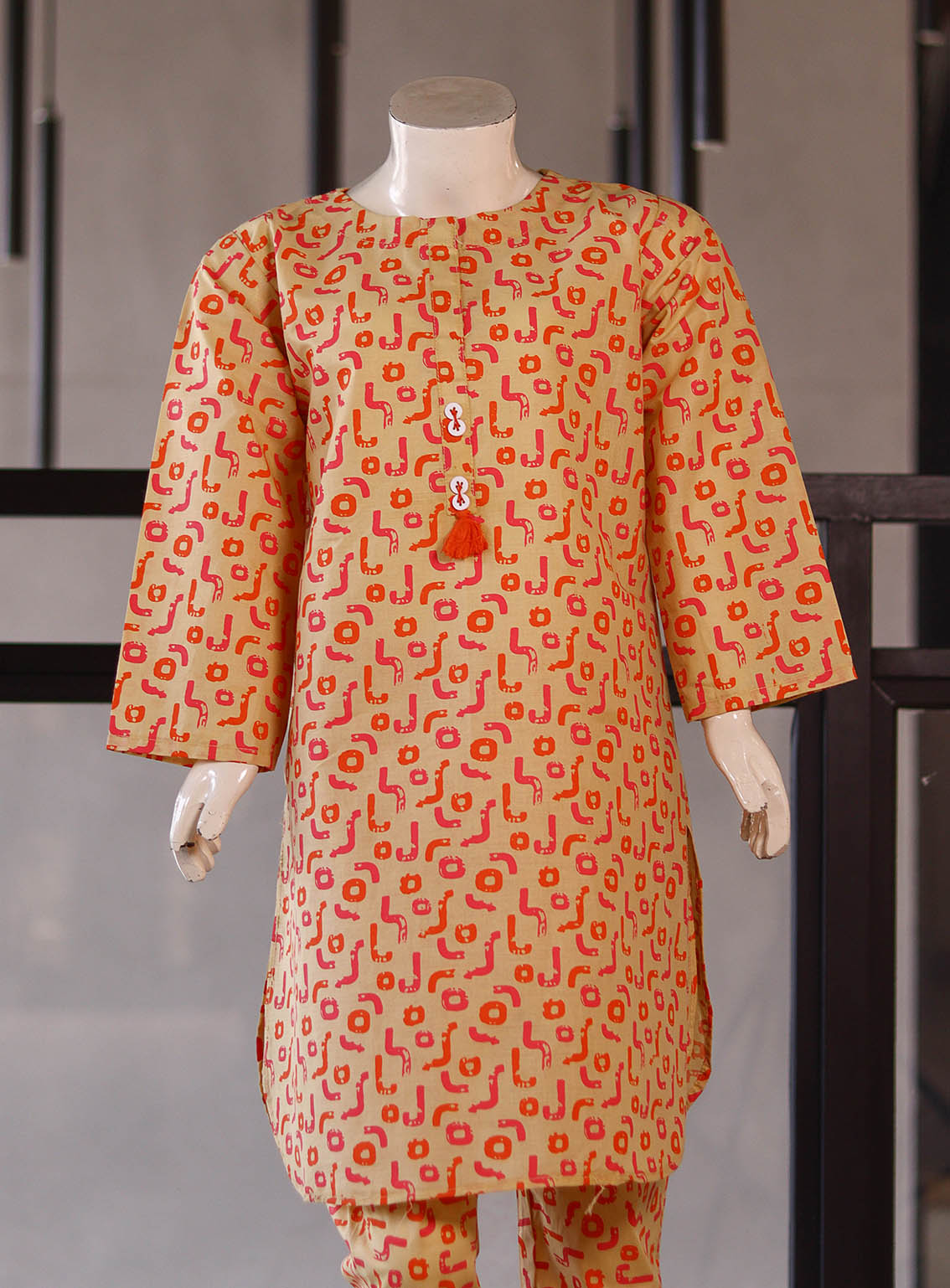 Aroob Fancy Embroidered Cotton Suits Stitched 2 Piece - ARB25G 0219 LIGHT FAWN Aroob Fancy Embroidered Cotton Suits Stitched 2 Piece - ARB25G 0219 LIGHT FAWN