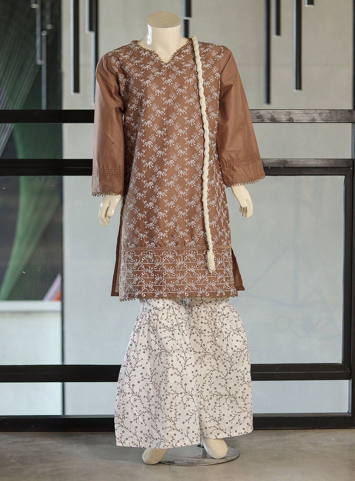 Aroob Fancy Embroidered Cotton Suits Stitched 3 Piece - ARB25G 006 Aroob Fancy Embroidered Cotton Suits Stitched 3 Piece - ARB25G 006