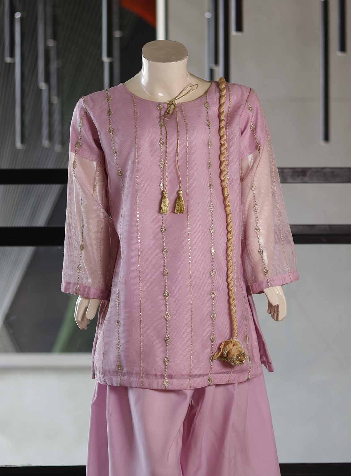 Aroob Fancy Embroidered Cotton Suits Stitched 3 Piece - ARB25G 0129 LIGHT PURPLE Aroob Fancy Embroidered Cotton Suits Stitched 3 Piece - ARB25G 0129 LIGHT PURPLE