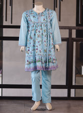 Aroob Fancy Embroidered Lawn Suits Stitched 3 Piece - ARB25G 0185 BLUE