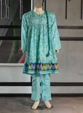Aroob Fancy Embroidered Lawn Suits Stithed 3 Piece - ARB25G 159 GREEN