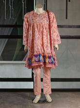 Aroob Fancy Embroidered Lawn Suits Stithed 3 Piece - ARB25G 159 PINK