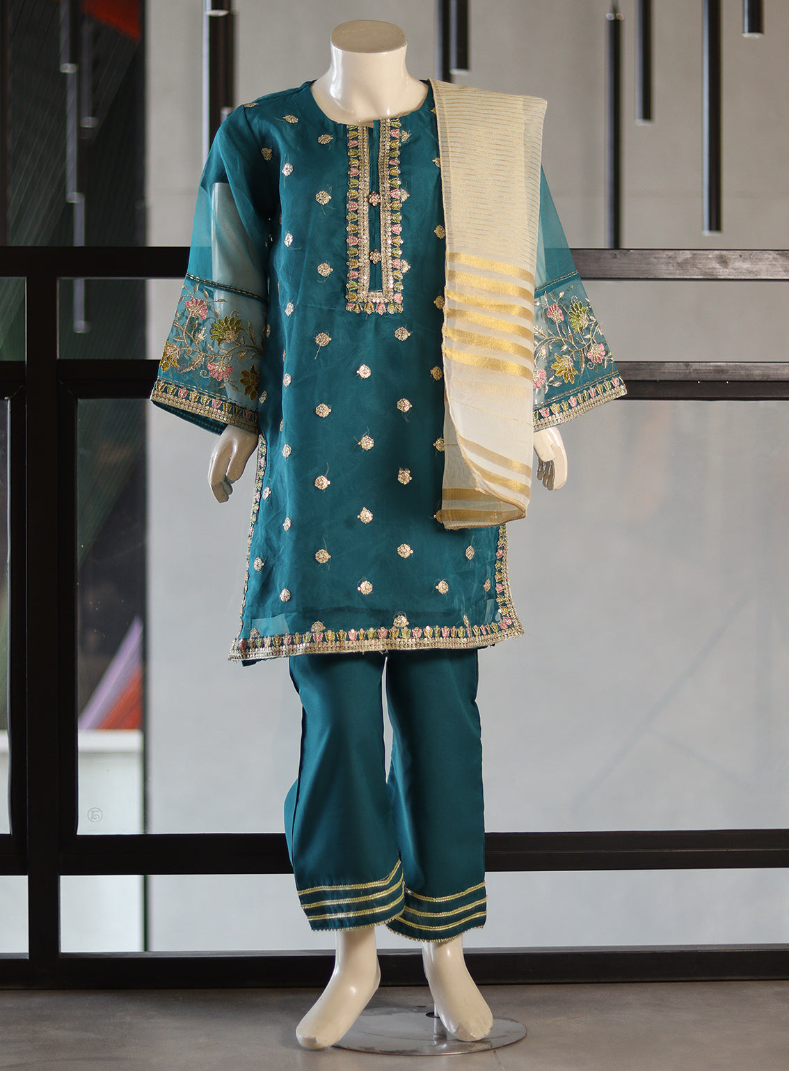 Aroob Fancy Embroidered Organza Suit Stitch 3 Piece - ARB24G 169 Aroob Fancy Embroidered Organza Suit Stitch 3 Piece - ARB24G 169