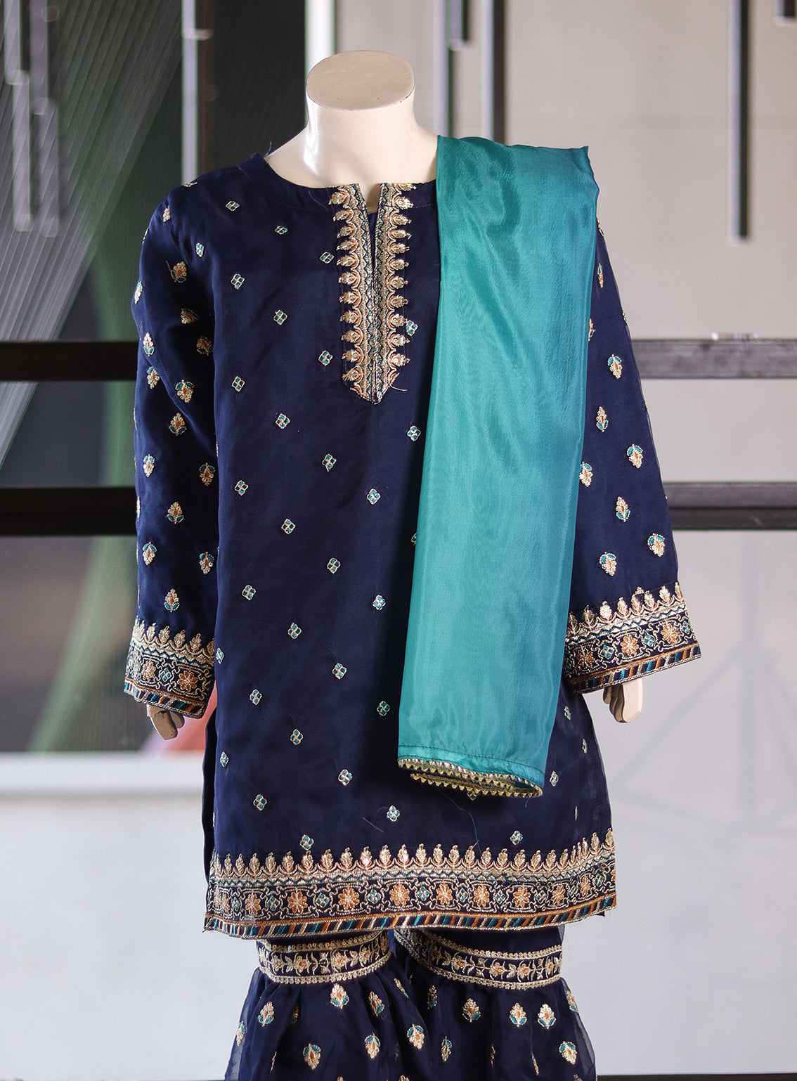 Aroob Fancy Embroidered Organza Suits Stitched 3 Piece - ARB24G 57 Aroob Fancy Embroidered Organza Suits Stitched 3 Piece - ARB24G 57