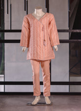 Aroob Fancy Khaadi Cotton Stitched Suits - ARB25G 0229 PEACH