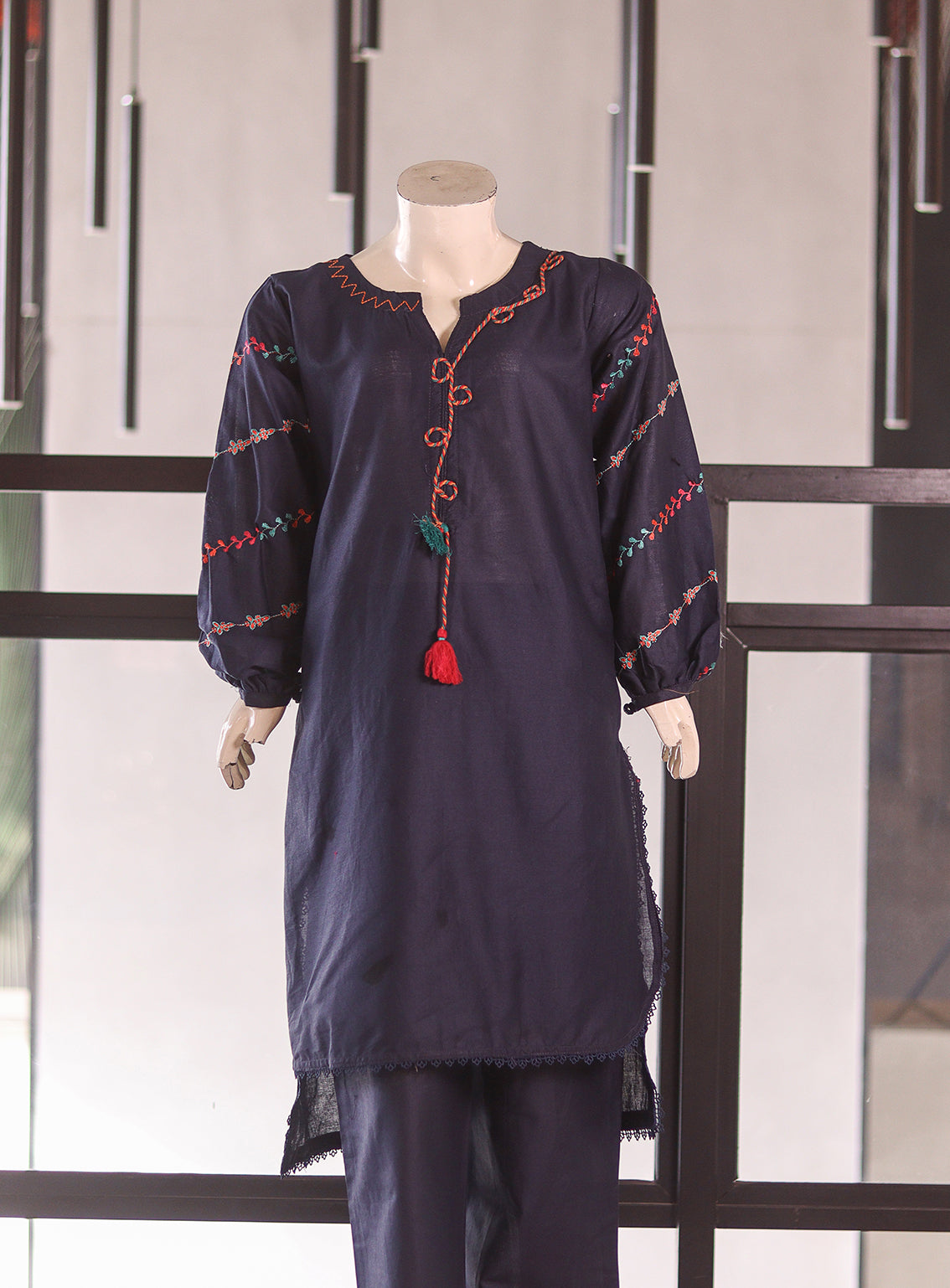 Aroob Embroidered Cotton Stitched 3 Piece Suit For Girls ARB26G D-0277-DBL Aroob Embroidered Cotton Stitched 3 Piece Suit For Girls ARB26G D-0277-DBL