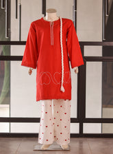 Aroob Embroidered Lawn Stitched 3 Piece Suit For Girls ARB26G D-0278-RD