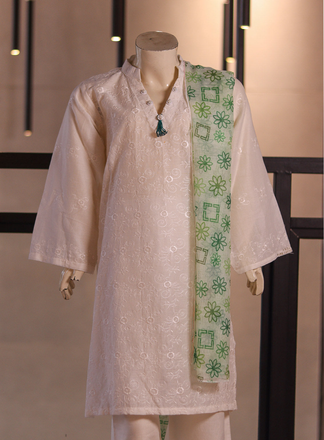 Aroob Embroidered Lawn Stitched 3 Piece Suit For Girls ARB26G D-0318 Aroob Embroidered Lawn Stitched 3 Piece Suit For Girls ARB26G D-0318