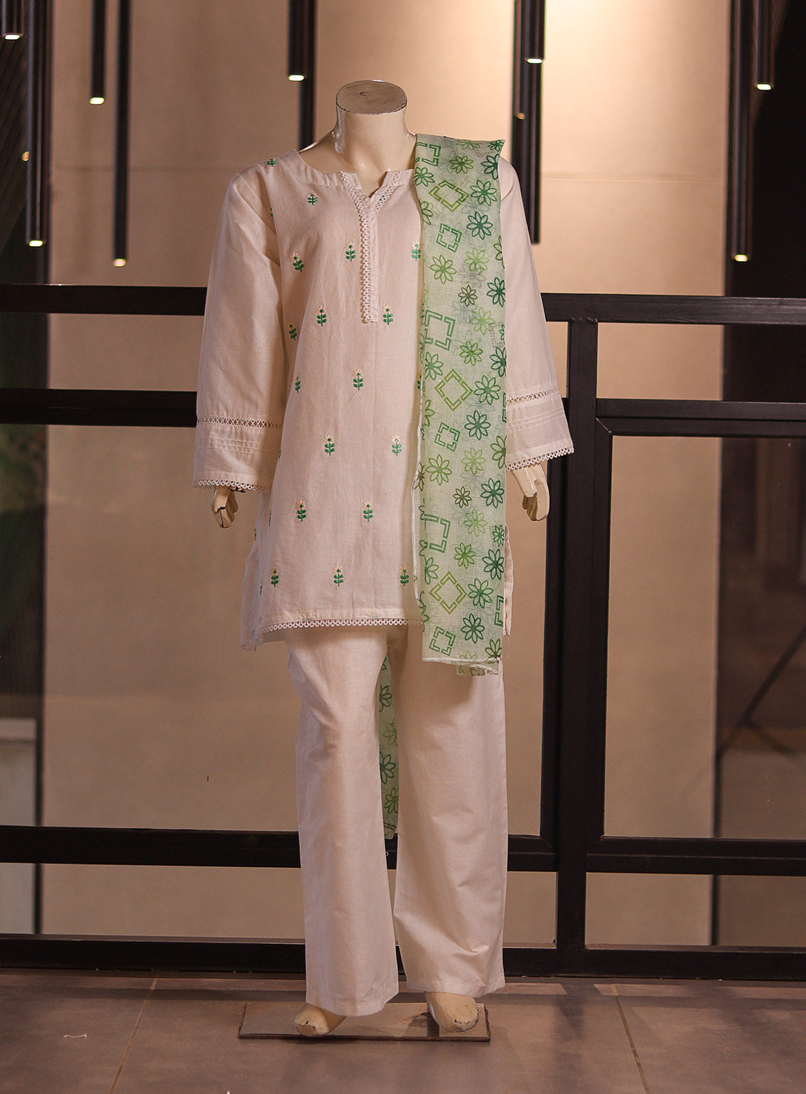Aroob Embroidered Lawn Stitched 3 Piece Suit For Girls ARB26G D-0319 Aroob Embroidered Lawn Stitched 3 Piece Suit For Girls ARB26G D-0319