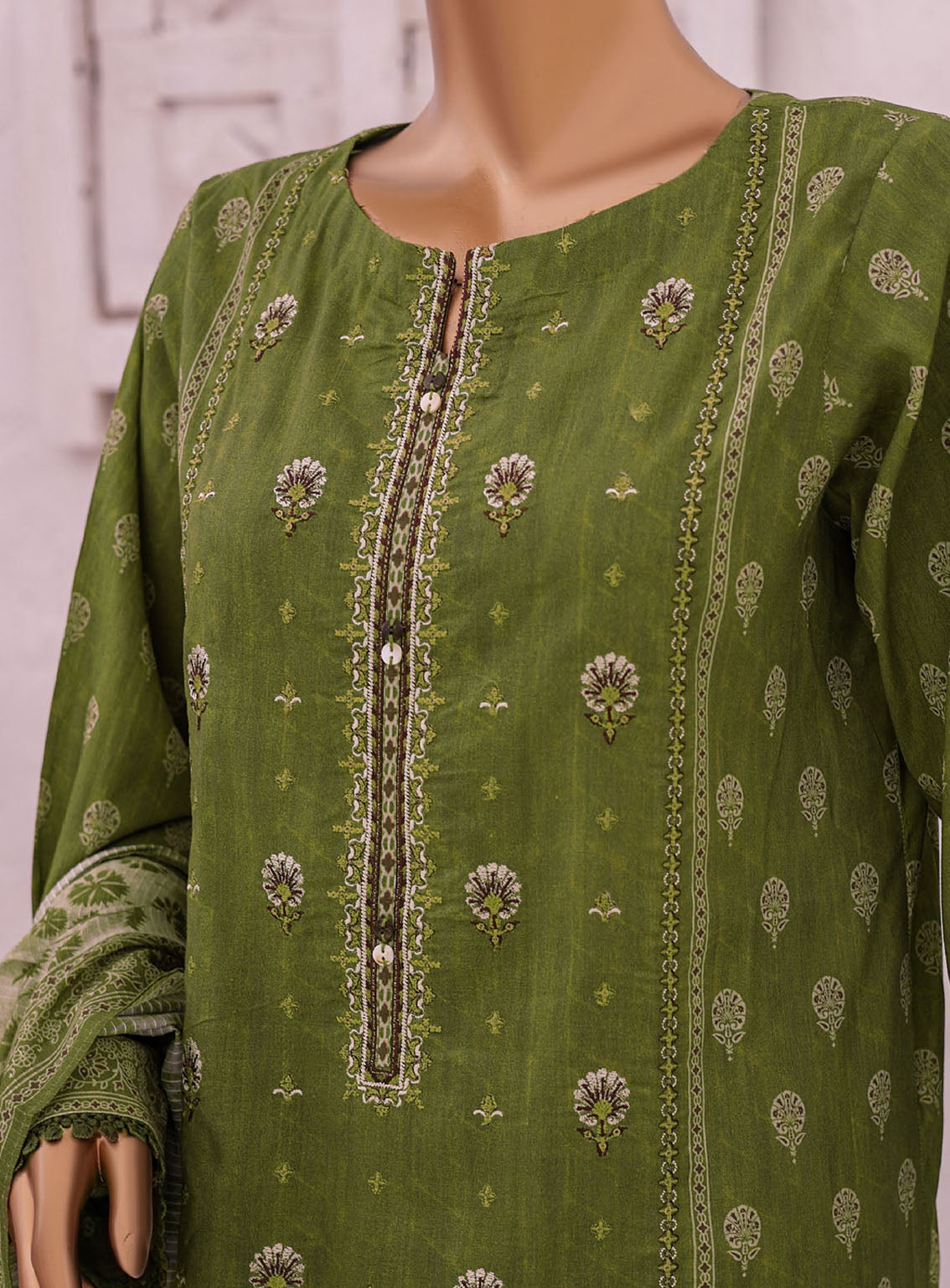 Asasa By HZ Textile Embroidered Lawn Suits Unstitched 3 Piece - HZ24AEL 44 Asasa By HZ Textile Embroidered Lawn Suits Unstitched 3 Piece - HZ24AEL 44