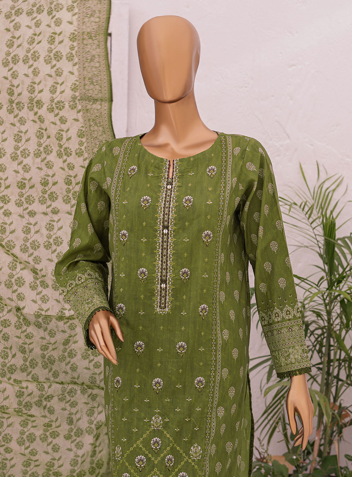 Asasa By HZ Textile Embroidered Lawn Suits Unstitched 3 Piece - HZ24AEL 44 Asasa By HZ Textile Embroidered Lawn Suits Unstitched 3 Piece - HZ24AEL 44