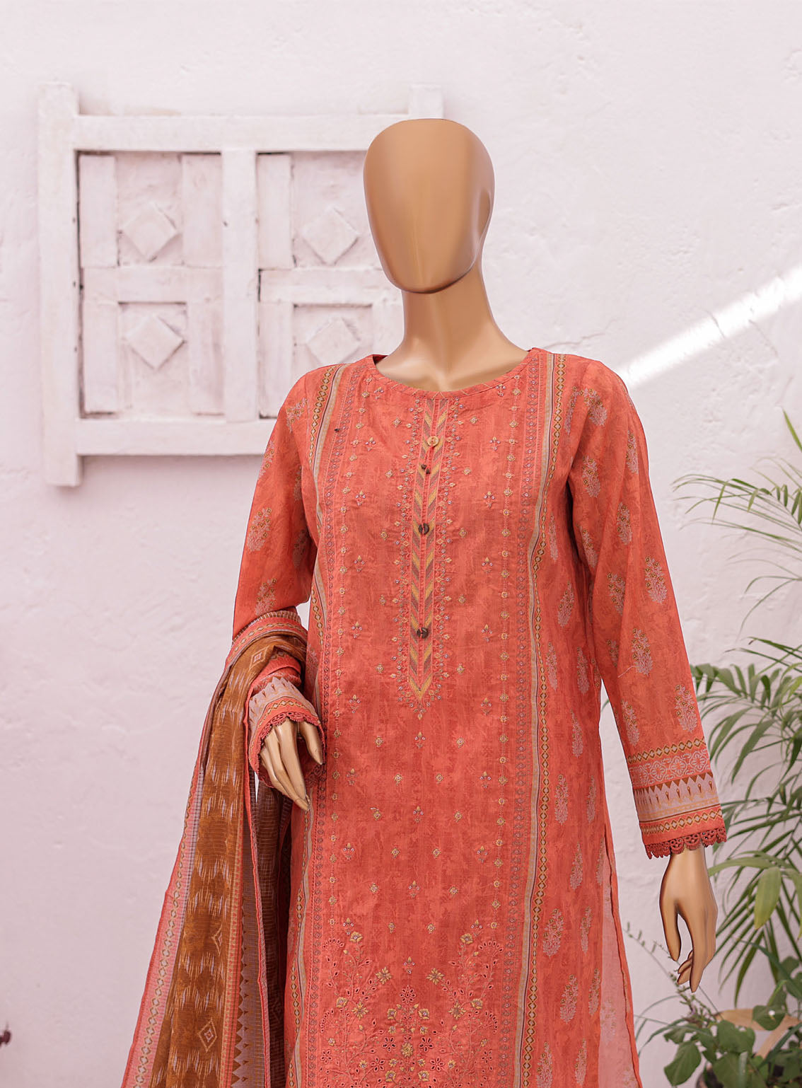 Asasa By HZ Textile Embroidered Lawn Suits Unstitched 3 Piece - HZ24AEL 51 Asasa By HZ Textile Embroidered Lawn Suits Unstitched 3 Piece - HZ24AEL 51