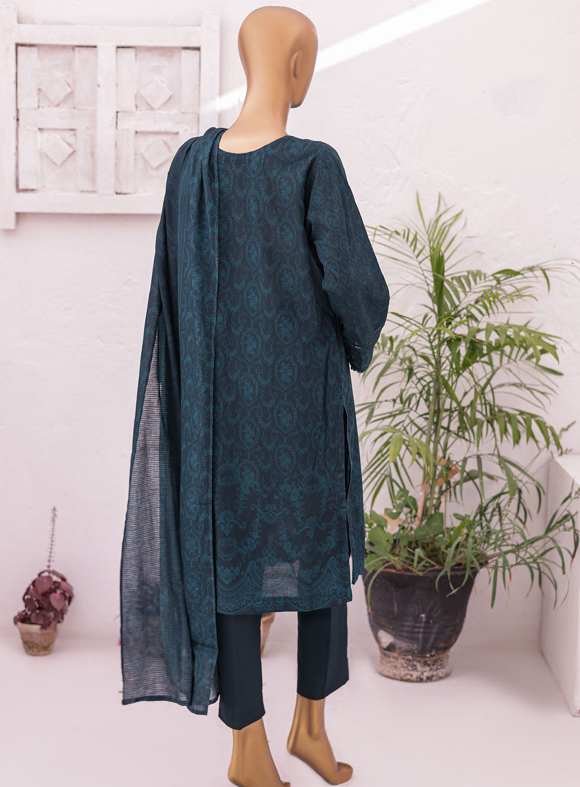 Asasa By HZ Textile Embroidered Lawn Suits Unstitched 3 Piece - HZ24AEL 60 Asasa By HZ Textile Embroidered Lawn Suits Unstitched 3 Piece - HZ24AEL 60