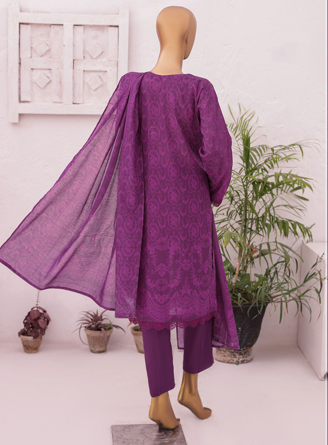 Asasa By HZ Textile Embroidered Lawn Suits Unstitched 3 Piece - HZ24AEL 61 Asasa By HZ Textile Embroidered Lawn Suits Unstitched 3 Piece - HZ24AEL 61