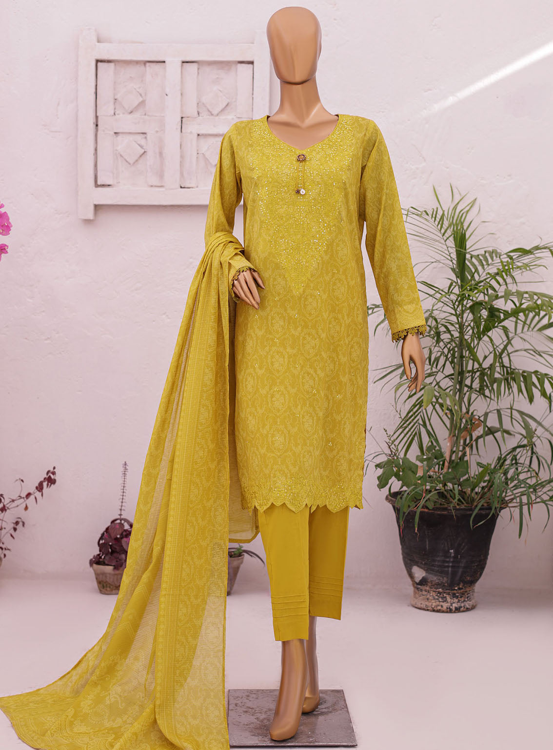 Asasa By HZ Textile Embroidered Lawn Suits Unstitched 3 Piece - HZ24AEL 62 Asasa By HZ Textile Embroidered Lawn Suits Unstitched 3 Piece - HZ24AEL 62