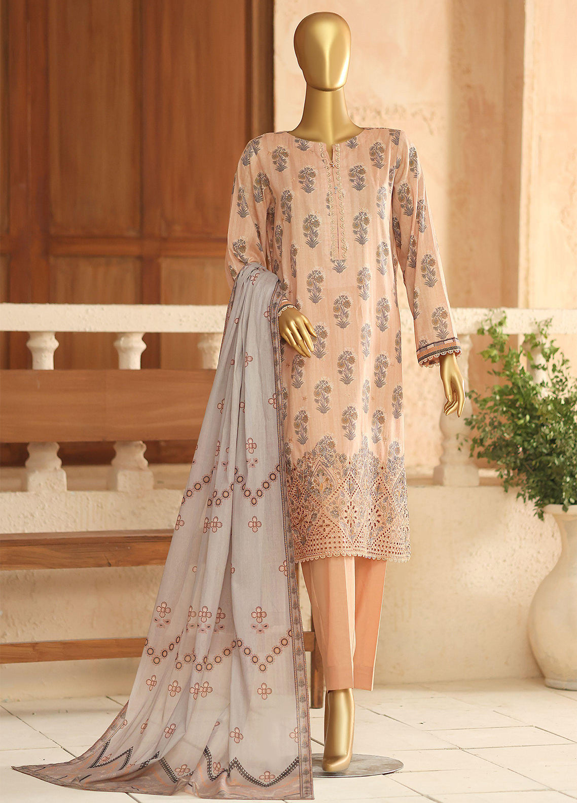 Asasa By HZ Textile Digital Printed Embroidered Lawn 3 Piece Unstitched Suit HZ26ADPE D-AEC-1289 Asasa By HZ Textile Digital Printed Embroidered Lawn 3 Piece Unstitched Suit HZ26ADPE D-AEC-1289