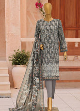 Asasa By HZ Textile Digital Printed Embroidered Lawn 3 Piece Unstitched Suit HZ26ADPE D-AEC-1293