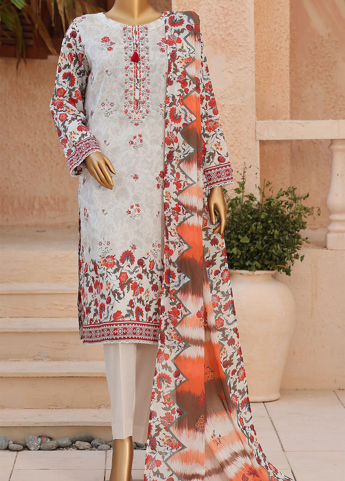 Asasa By HZ Textile Digital Printed Embroidered Lawn 3 Piece Unstitched Suit HZ26ADPE D-AEC-1294 Asasa By HZ Textile Digital Printed Embroidered Lawn 3 Piece Unstitched Suit HZ26ADPE D-AEC-1294