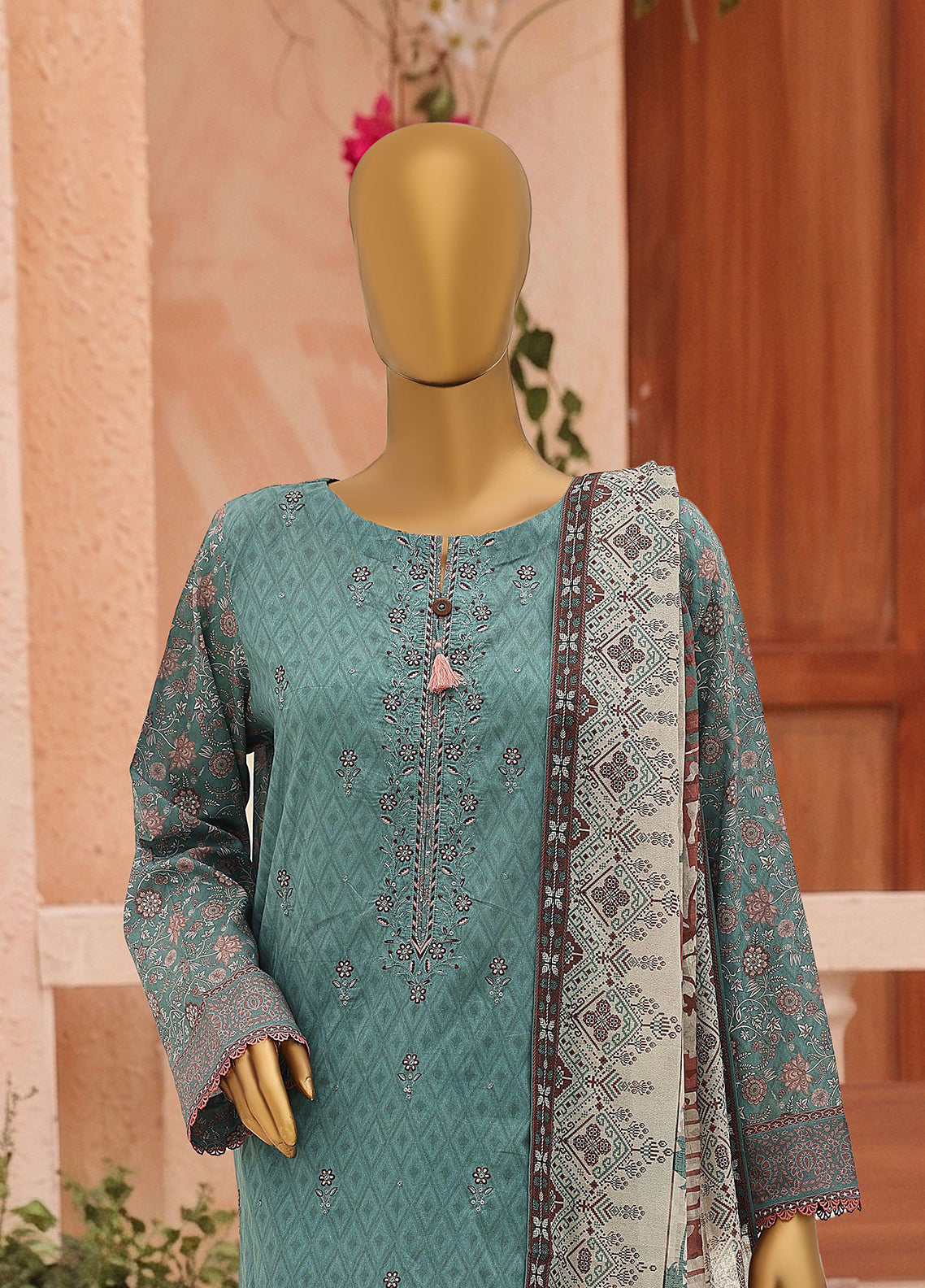 Asasa By HZ Textile Digital Printed Embroidered Lawn 3 Piece Unstitched Suit HZ26ADPE D-AEC-1295 Asasa By HZ Textile Digital Printed Embroidered Lawn 3 Piece Unstitched Suit HZ26ADPE D-AEC-1295