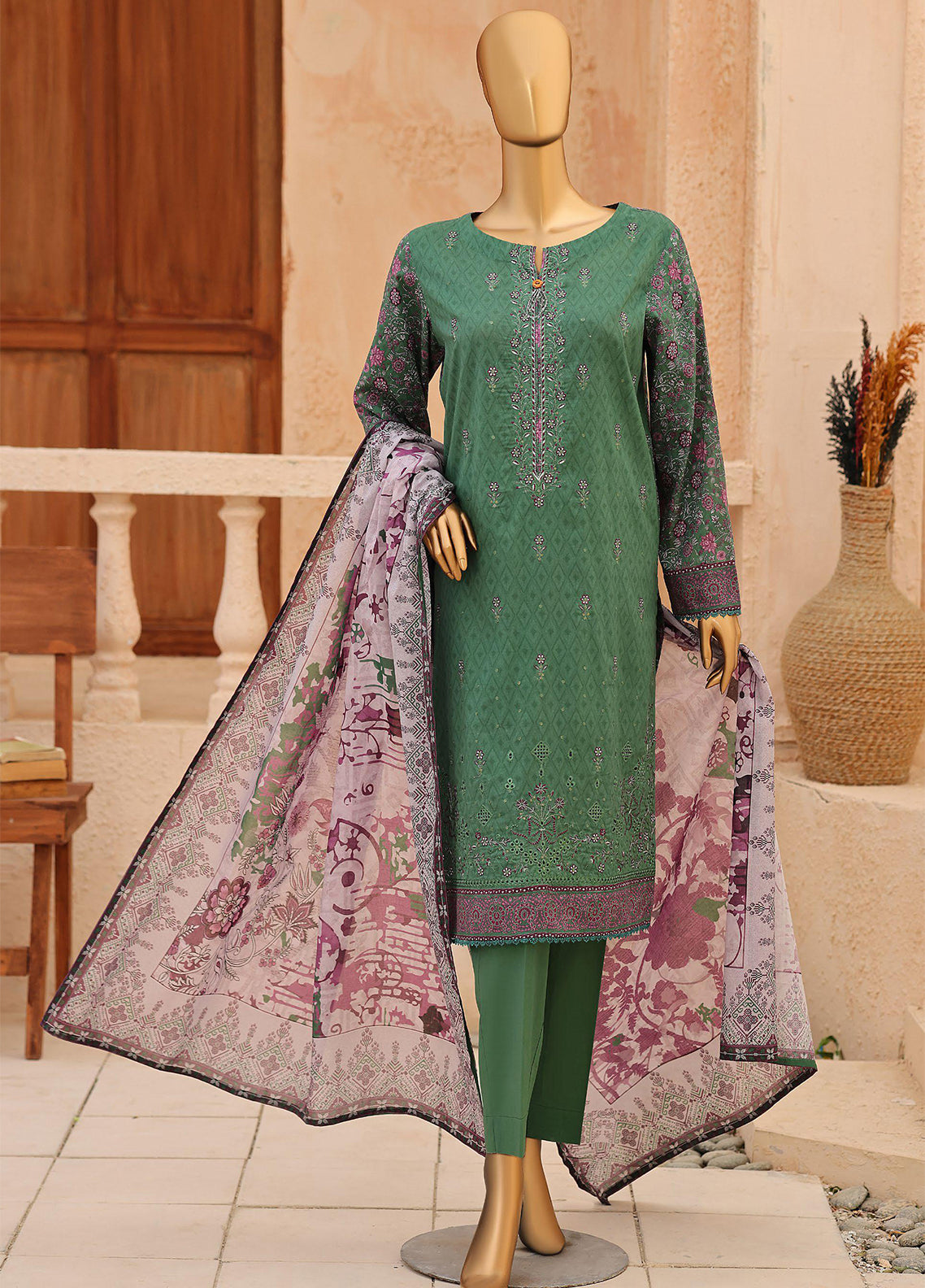 Asasa By HZ Textile Digital Printed Embroidered Lawn 3 Piece Unstitched Suit HZ26ADPE D-AEC-1296 Asasa By HZ Textile Digital Printed Embroidered Lawn 3 Piece Unstitched Suit HZ26ADPE D-AEC-1296