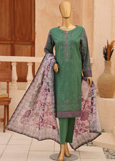 Asasa By HZ Textile Digital Printed Embroidered Lawn 3 Piece Unstitched Suit HZ26ADPE D-AEC-1296