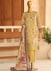 Asasa By HZ Textile Digital Printed Embroidered Lawn 3 Piece Unstitched Suit HZ26ADPE D-AEC-1298