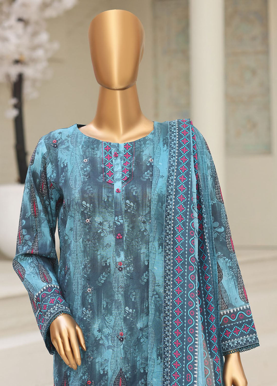 Asasa By HZ Textiles Digital Embroidered Lawn 3 Piece Unstitched Suit HZ26ADPEL D-ACE-1001 Asasa By HZ Textiles Digital Embroidered Lawn 3 Piece Unstitched Suit HZ26ADPEL D-ACE-1001
