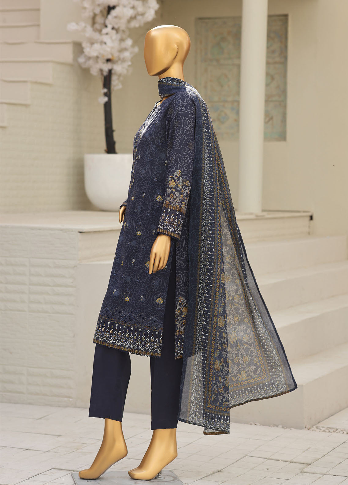 Asasa By HZ Textiles Digital Embroidered Lawn 3 Piece Unstitched Suit HZ26ADPEL D-ACE-1005 Asasa By HZ Textiles Digital Embroidered Lawn 3 Piece Unstitched Suit HZ26ADPEL D-ACE-1005