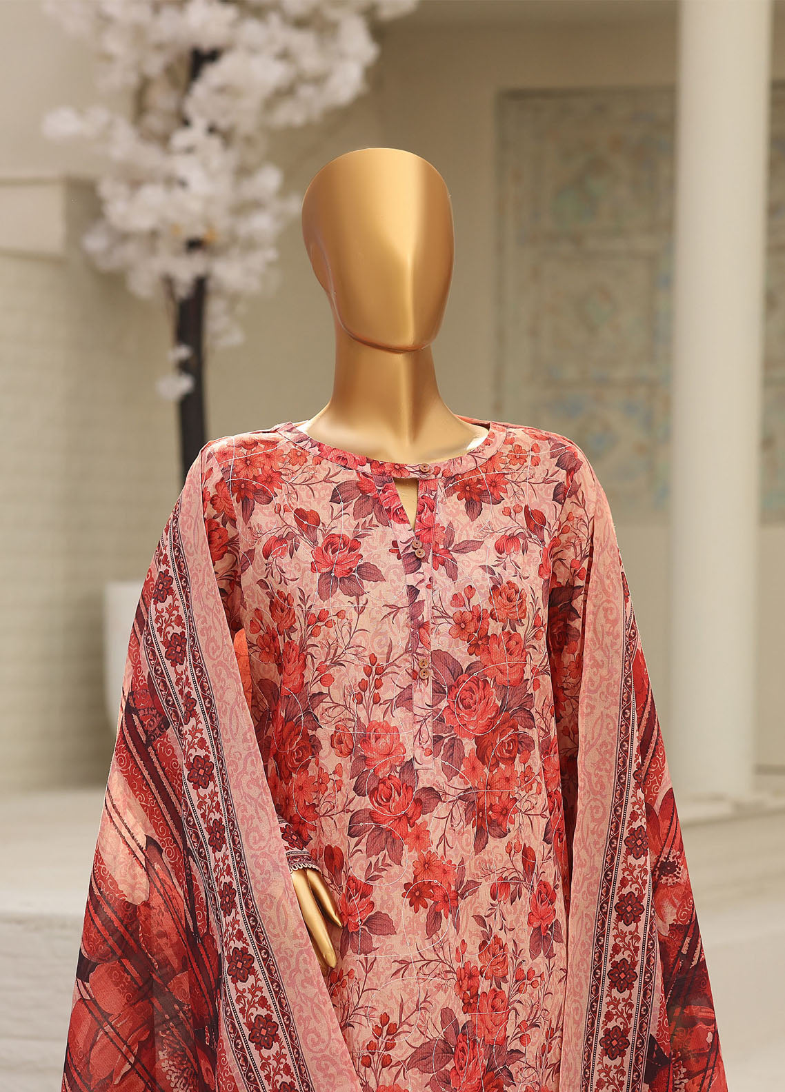 Asasa By HZ Textiles Digital Embroidered Lawn 3 Piece Unstitched Suit HZ26ADPEL D-ACE-1006 Asasa By HZ Textiles Digital Embroidered Lawn 3 Piece Unstitched Suit HZ26ADPEL D-ACE-1006