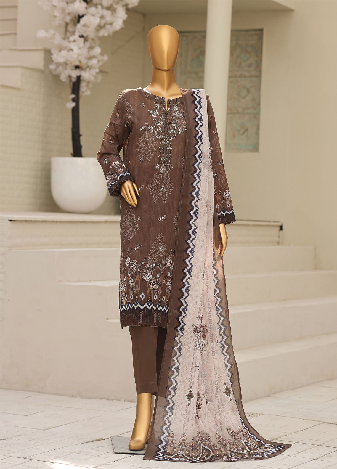 Asasa By HZ Textiles Digital Embroidered Lawn 3 Piece Unstitched Suit HZ26ADPEL D-ACE-1008 Asasa By HZ Textiles Digital Embroidered Lawn 3 Piece Unstitched Suit HZ26ADPEL D-ACE-1008
