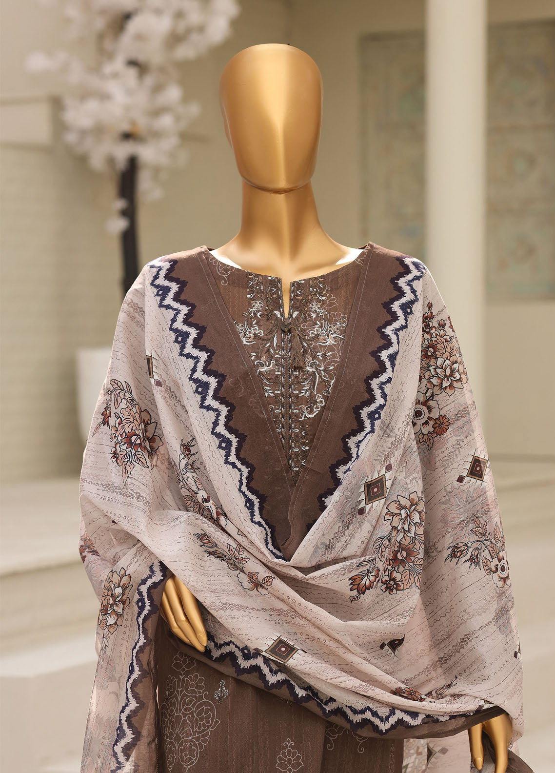 Asasa By HZ Textiles Digital Embroidered Lawn 3 Piece Unstitched Suit HZ26ADPEL D-ACE-1008 Asasa By HZ Textiles Digital Embroidered Lawn 3 Piece Unstitched Suit HZ26ADPEL D-ACE-1008