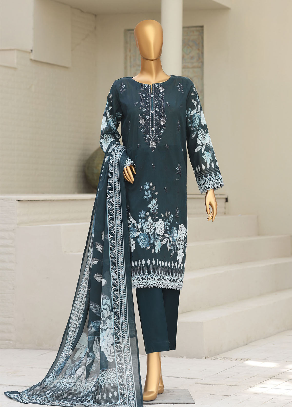 Asasa By HZ Textiles Digital Embroidered Lawn 3 Piece Unstitched Suit HZ26ADPEL D-ACE-1009 Asasa By HZ Textiles Digital Embroidered Lawn 3 Piece Unstitched Suit HZ26ADPEL D-ACE-1009